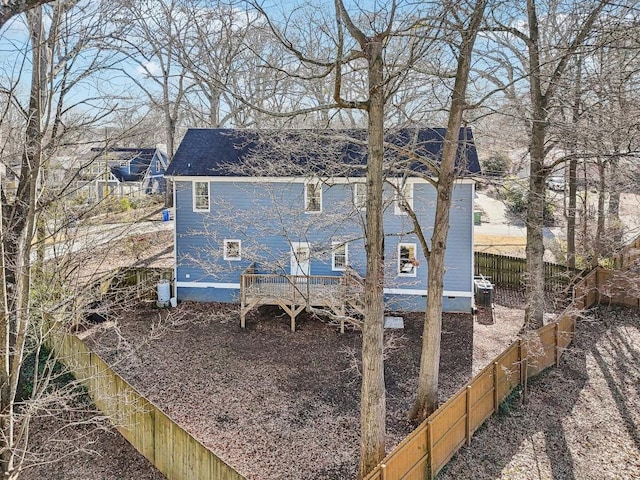 view of property exterior featuring central air condition unit