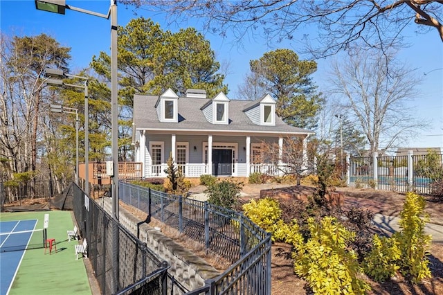 view of cape cod-style house