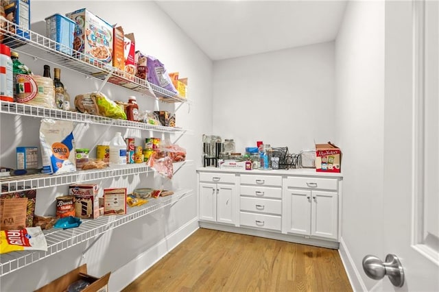 view of pantry