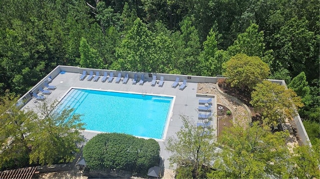 3300 Windy Ridge Parkway SE Unit 1121, Atlanta, GA 30339 - bird's eye view of a pool area
