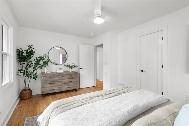 1494 May Ave SE, Atlanta, GA 30316 - bedroom featuring wood finished floors, baseboards, and ceiling fan