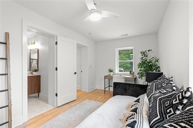 1494 May Ave SE, Atlanta, GA 30316 - living room featuring wood finished floors, ceiling fan, baseboards, and a desk