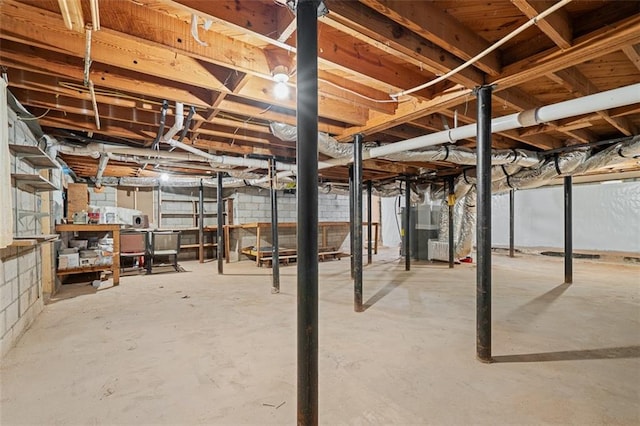 1494 May Ave SE, Atlanta, GA 30316 - view of unfinished basement