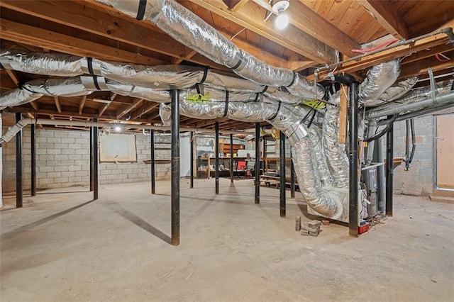 1494 May Ave SE, Atlanta, GA 30316 - view of unfinished basement