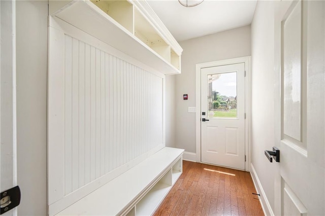 5635 Upper Creek Ct, Suwanee, GA 30024 - mudroom with wood-type flooring and baseboards