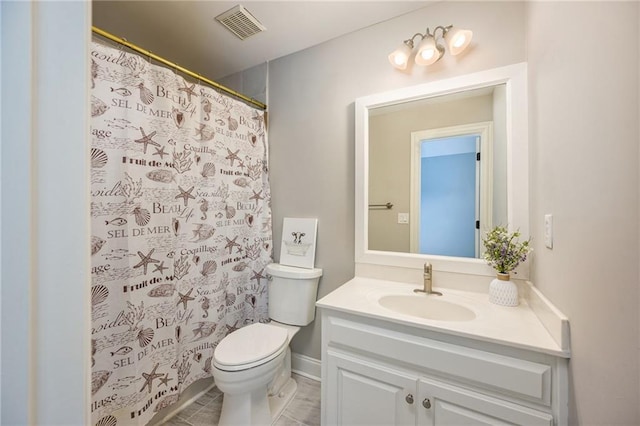 5635 Upper Creek Ct, Suwanee, GA 30024 - full bath with vanity, toilet, and curtained shower
