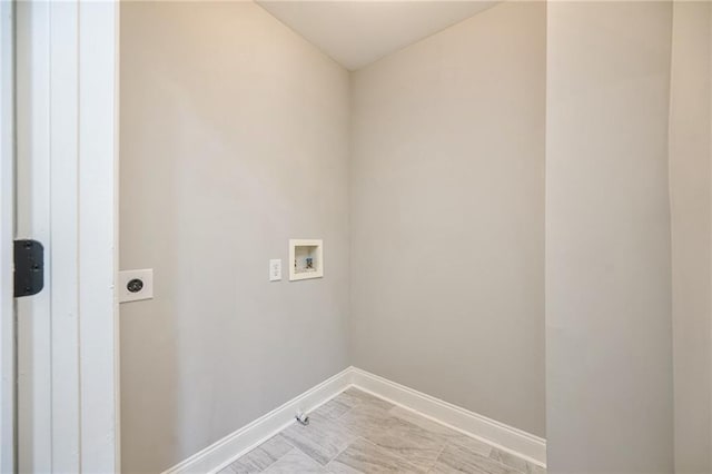 5635 Upper Creek Ct, Suwanee, GA 30024 - laundry room with hookup for a washing machine, electric dryer hookup, baseboards, and gas dryer hookup