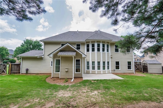 5635 Upper Creek Ct, Suwanee, GA 30024 - back of property featuring a patio and a shingled roof