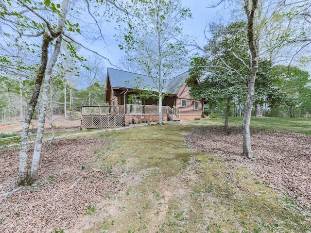 view of yard