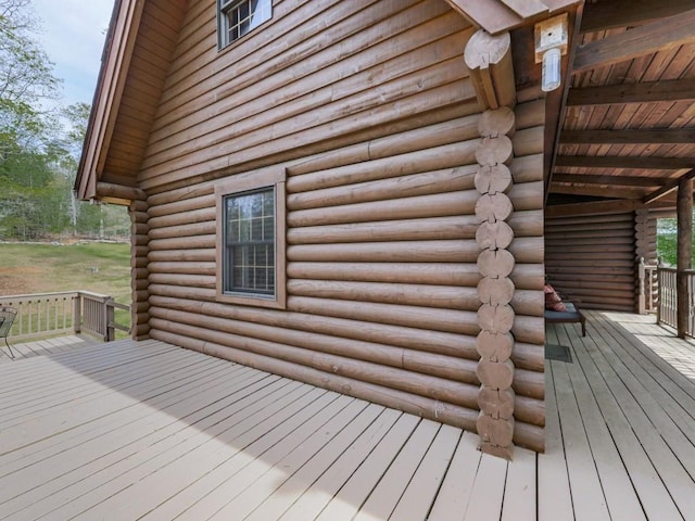 view of deck