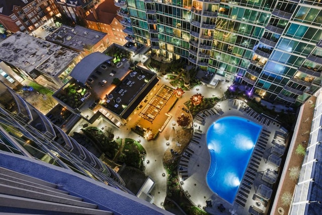 943 Peachtree St NE Unit 1109, Atlanta, GA 30309 - birds eye view of property