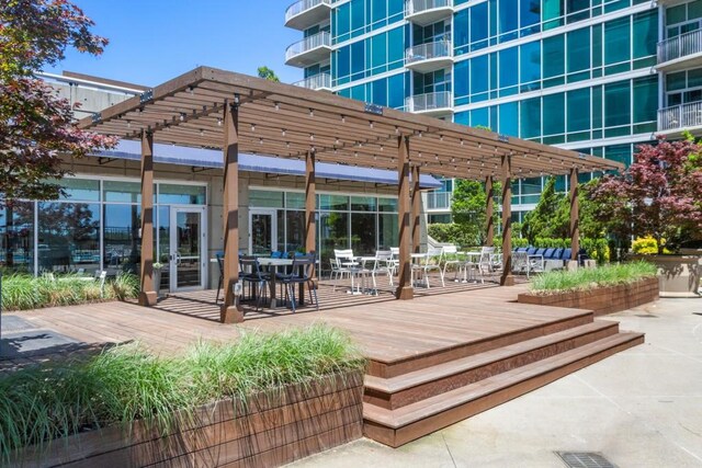 943 Peachtree St NE Unit 1109, Atlanta, GA 30309 - exterior space featuring a pergola