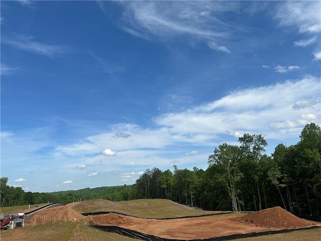 surrounding community featuring a forest view