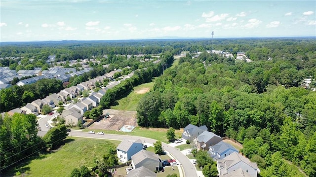 3692 Archgate Ct, Alpharetta, GA 30004 - aerial overview of property's location featuring a heavily wooded area and nearby suburban area