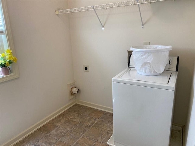3692 Archgate Ct, Alpharetta, GA 30004 - laundry area with washer / dryer and baseboards