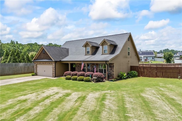 108 Lake Point Ct, Jefferson, GA 30549 - view of front facade featuring an attached garage, concrete driveway, and stone siding