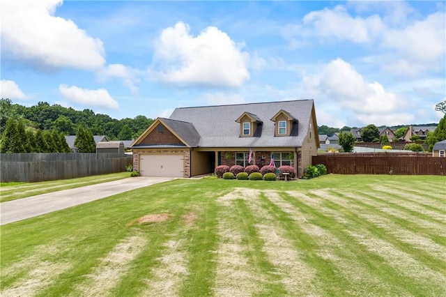 108 Lake Point Ct, Jefferson, GA 30549 - cape cod home featuring driveway, a garage, and stone siding
