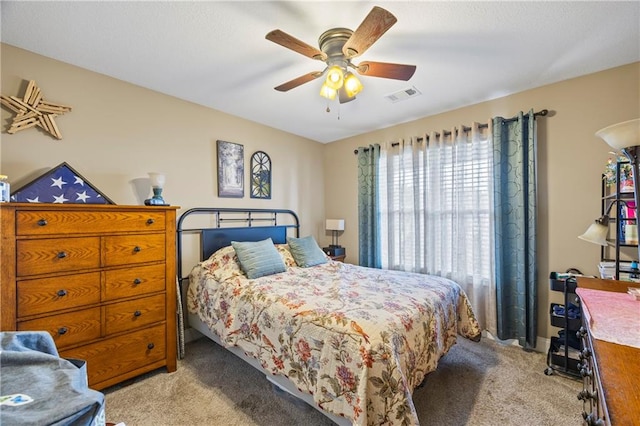 108 Lake Point Ct, Jefferson, GA 30549 - bedroom featuring light colored carpet and ceiling fan