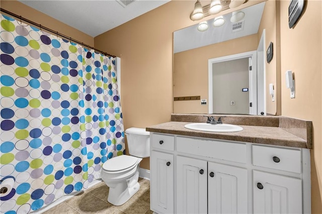 108 Lake Point Ct, Jefferson, GA 30549 - full bath with vanity, tile patterned floors, and a shower with curtain