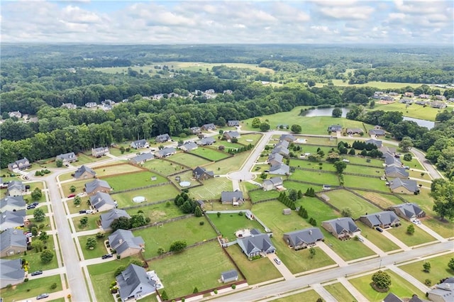 108 Lake Point Ct, Jefferson, GA 30549 - aerial view of property and surrounding area with nearby suburban area