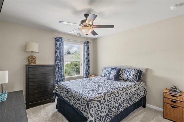 8553 Braylen Manor Dr, Douglasville, GA 30134 - carpeted bedroom featuring ceiling fan and baseboards