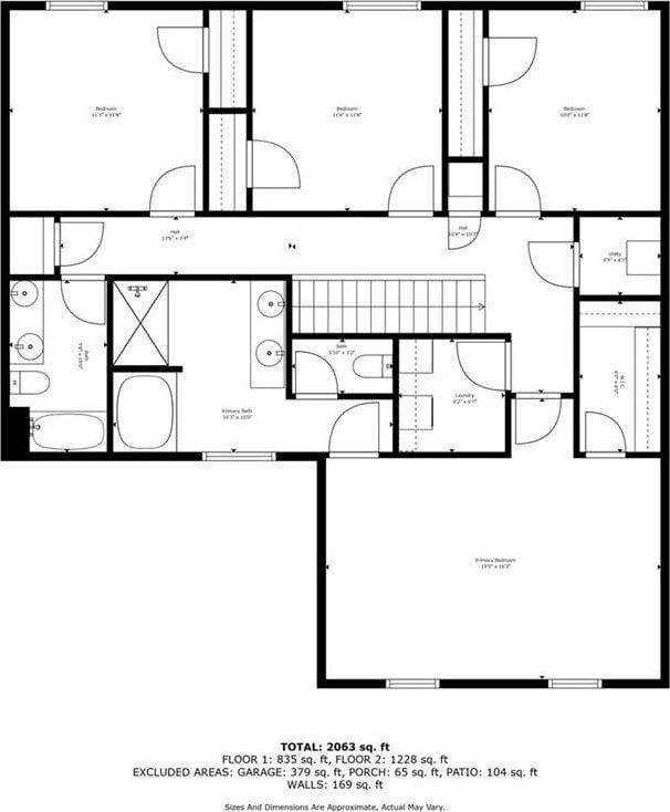 8553 Braylen Manor Dr, Douglasville, GA 30134 - view of floor plan / room layout