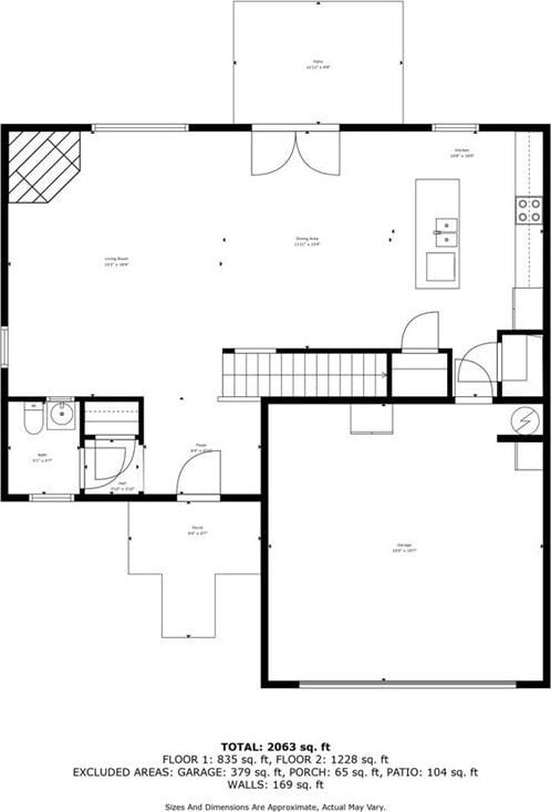 8553 Braylen Manor Dr, Douglasville, GA 30134 - view of floor plan / room layout