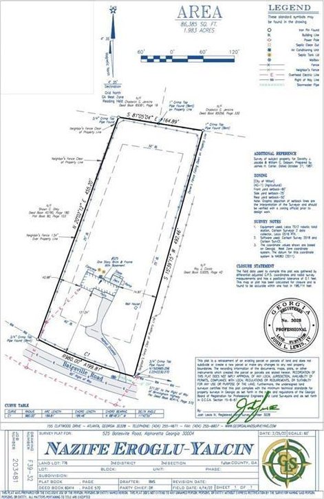 525 Batesville Rd, Alpharetta GA, 30004 land for sale