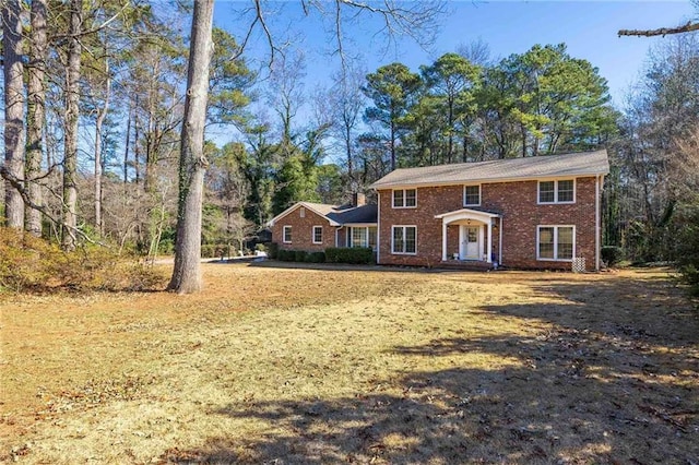 view of colonial home