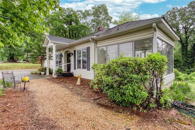 791 E Main St, Canton, GA 30114 - view of side of home featuring a chimney