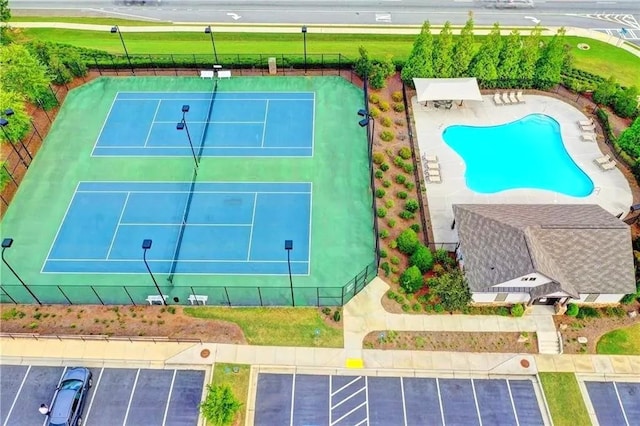 drone / aerial view