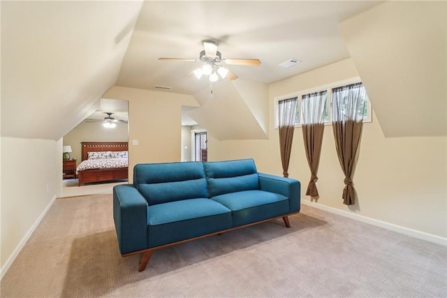 150 Henderson Farm Dr, Woodstock, GA 30188 - bedroom featuring carpet, ceiling fan, and lofted ceiling