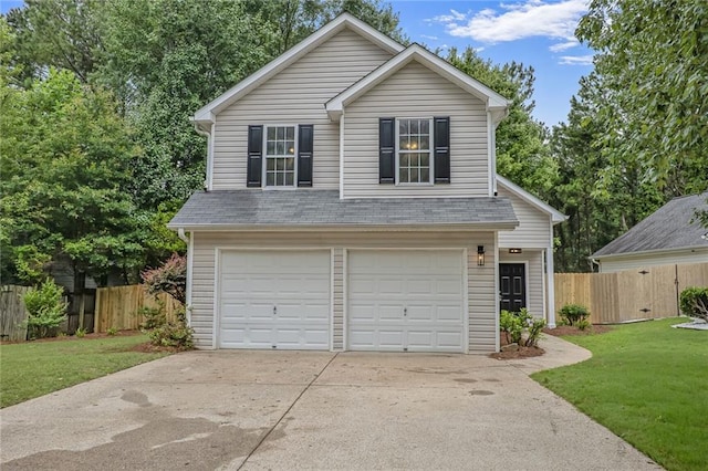 161 Stoneforest Dr, Woodstock, GA 30189 - view of front facade with a garage, concrete driveway, and a shingled roof