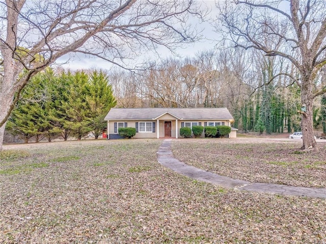 view of ranch-style house