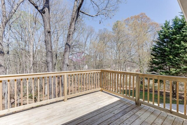 41 Pebble Ct, Hoschton, GA 30548 - view of wooden deck