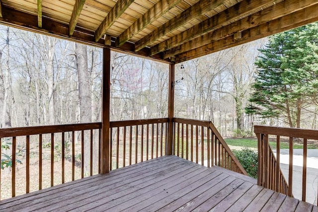 41 Pebble Ct, Hoschton, GA 30548 - view of wooden deck
