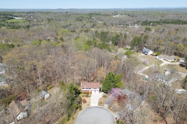 41 Pebble Ct, Hoschton, GA 30548 - drone / aerial view featuring a forest view