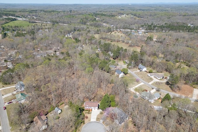 41 Pebble Ct, Hoschton, GA 30548 - aerial view with a forest view