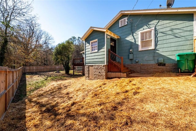 view of rear view of house