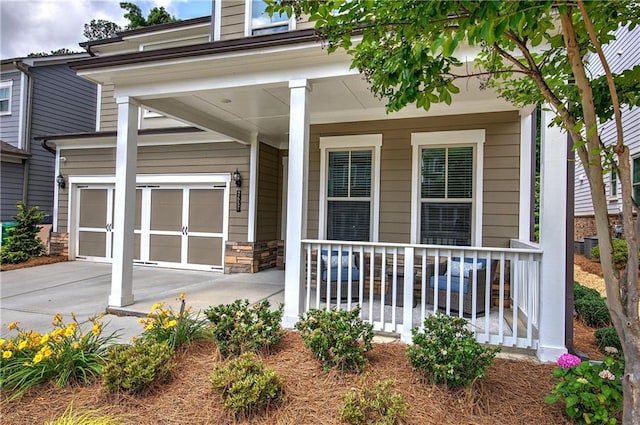 2657 Cedar Pine Way, Atlanta, GA 30360 - exterior space featuring a porch and concrete driveway