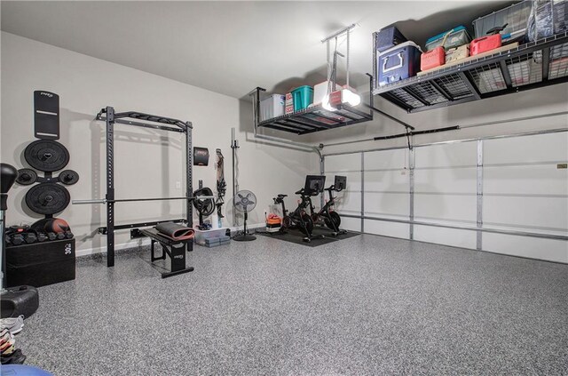 2657 Cedar Pine Way, Atlanta, GA 30360 - workout area with a garage and baseboards