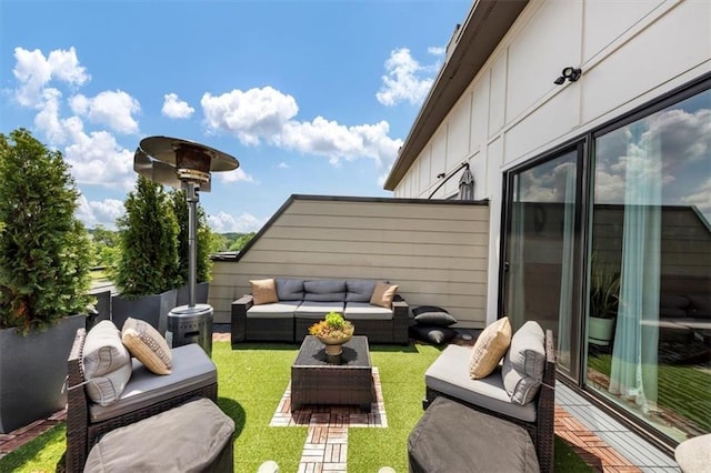 701 Pryor St SW Unit 5, Atlanta, GA 30315 - view of patio with an outdoor living space and fence