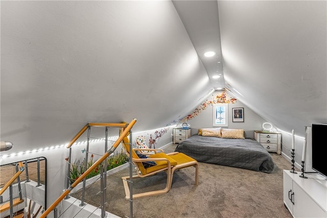 611 Pickett St SE, Atlanta, GA 30316 - bedroom with vaulted ceiling and carpet floors