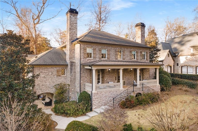 exterior space featuring a porch