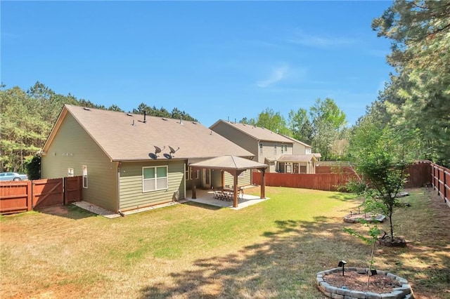 30 Lismore Way, Newnan, GA 30263 - rear view of house with a patio and a gazebo