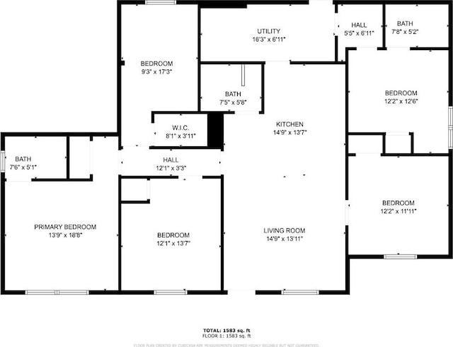 3735 Boulder Park Dr SW, Atlanta, GA 30331 - property floor plan