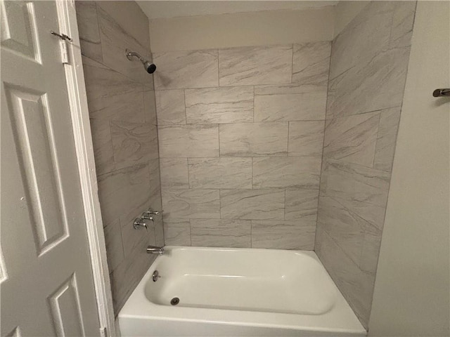 full bathroom with shower / washtub combination