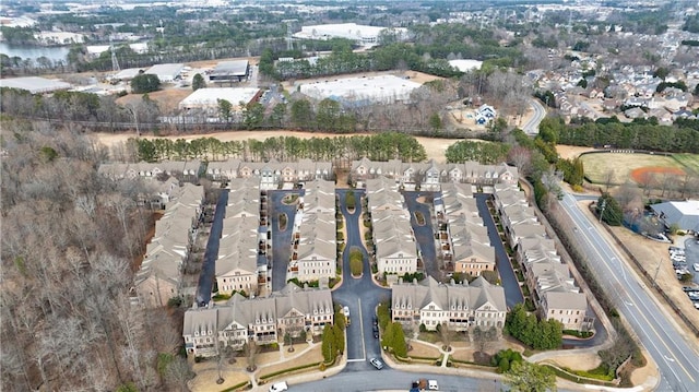 bird's eye view featuring a residential view