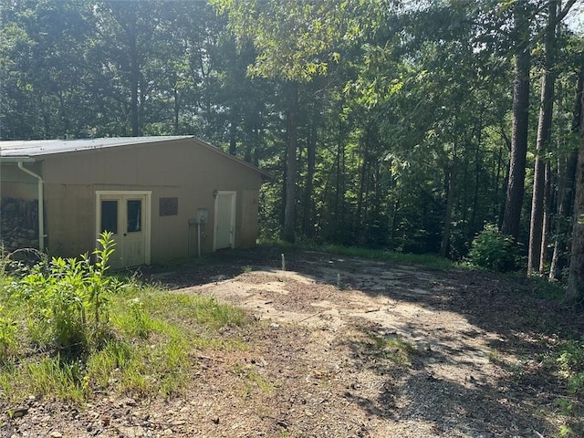 134 Cicero Trl, Dawsonville, GA 30534 - view of yard with a forest view