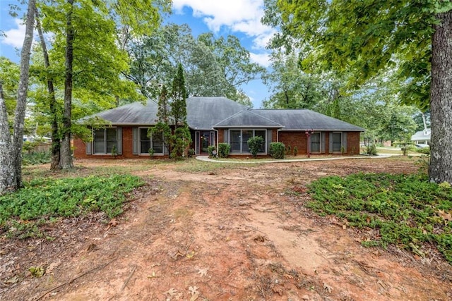 view of ranch-style home